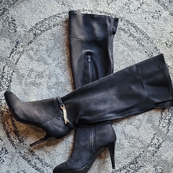 Alfani Shoes - Alfani Black Over the Knee Boots